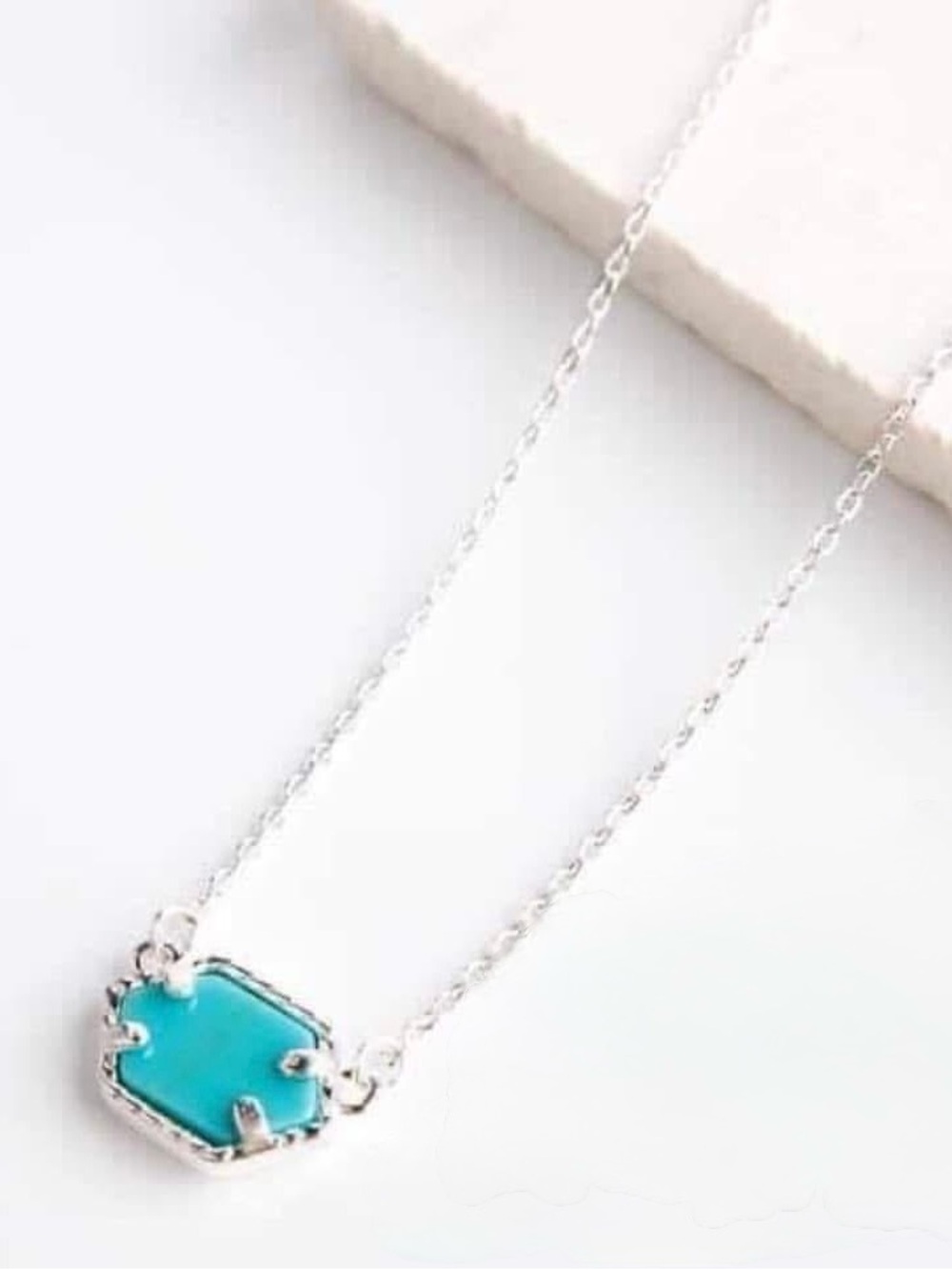 NEW Silver and Turquoise Necklace